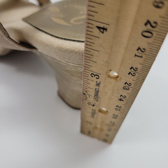 A2 By Aerosoles Heelrest Slip On Sandals Gold Sz 7.5 M - Picture 11 of 11